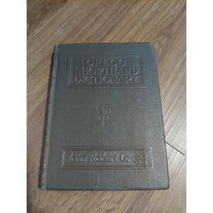 Gregg Shorthand Dictionary by John Robert Gregg 1930 Anniversary Edition Vintage